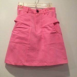 Bubblegum pink skirt